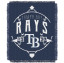 Tampa Bay Rays MLB Double Play Tapestry Blanket 48...