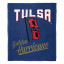 Tulsa Golden Hurricane ALUMNI Silk Touch Throw Bla...